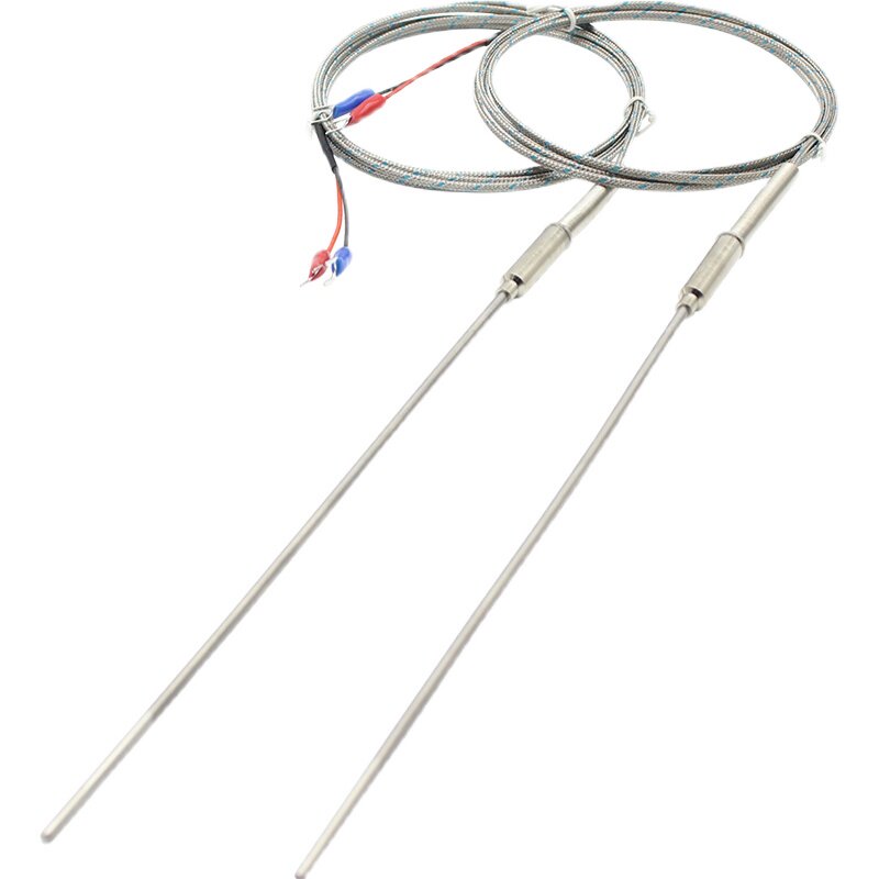 铠装热电偶电热wrnk191弯曲pt100温度传感器探头耐高温热电偶