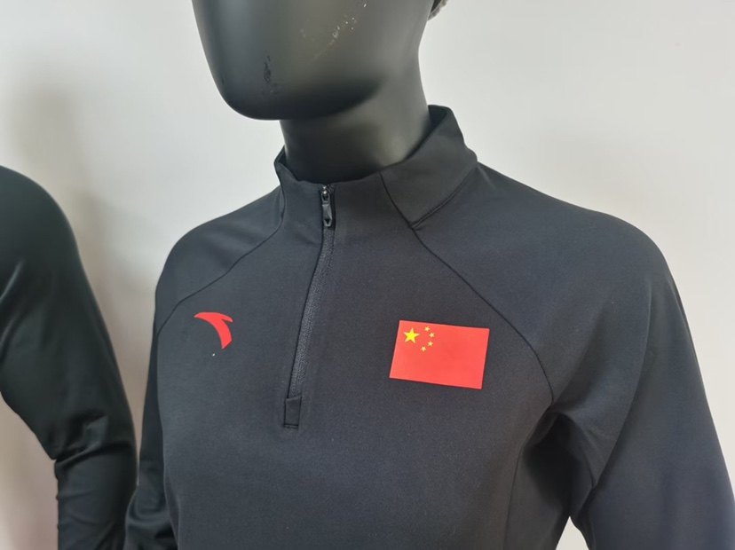 anta安踏赞助2022中国代表团国家队长袖运动恤衫运动t恤