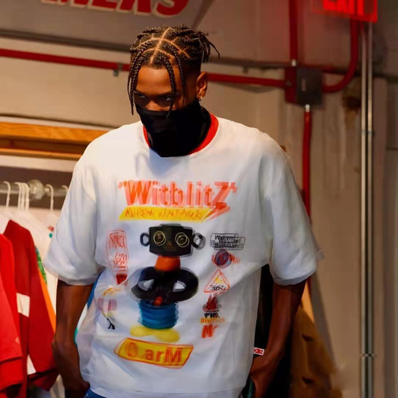 谢伊吉尔杰斯亚历山大shaigilgeous短袖恤男篮球训练t恤