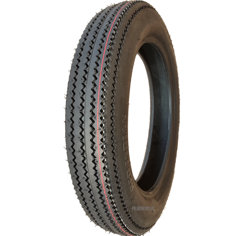 摩托车真空胎复古锯齿轮胎1301501708015b1617181921寸