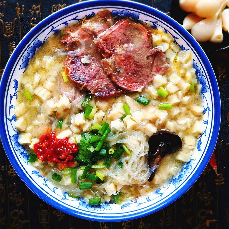 羊肉泡馍西安陕西名吃刘一速食特产小吃4连包其它