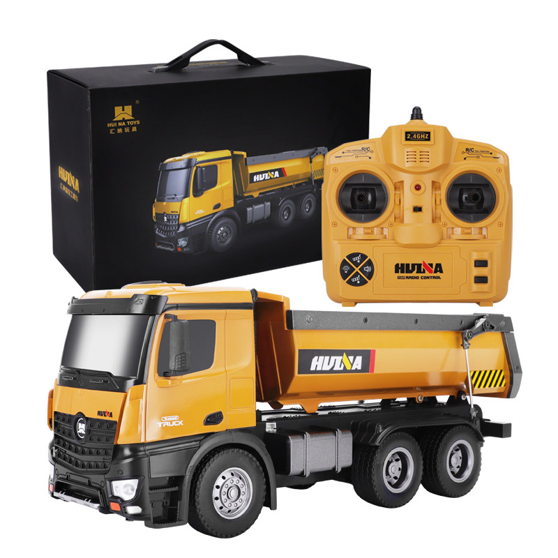 工程车遥控重型大卡卡车货车自卸车麦你男孩男孩儿电动