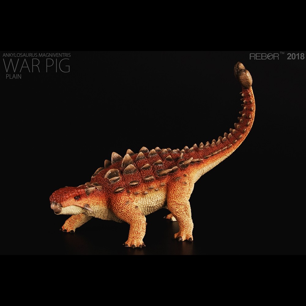 英国rebor恐龙仿真模型玩具侏罗纪大面甲龙战争仿真