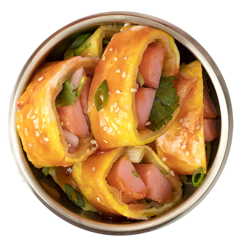 东北珍_烤冷面片500克×2袋 正宗东北烤冷面家庭装面皮送专用酱