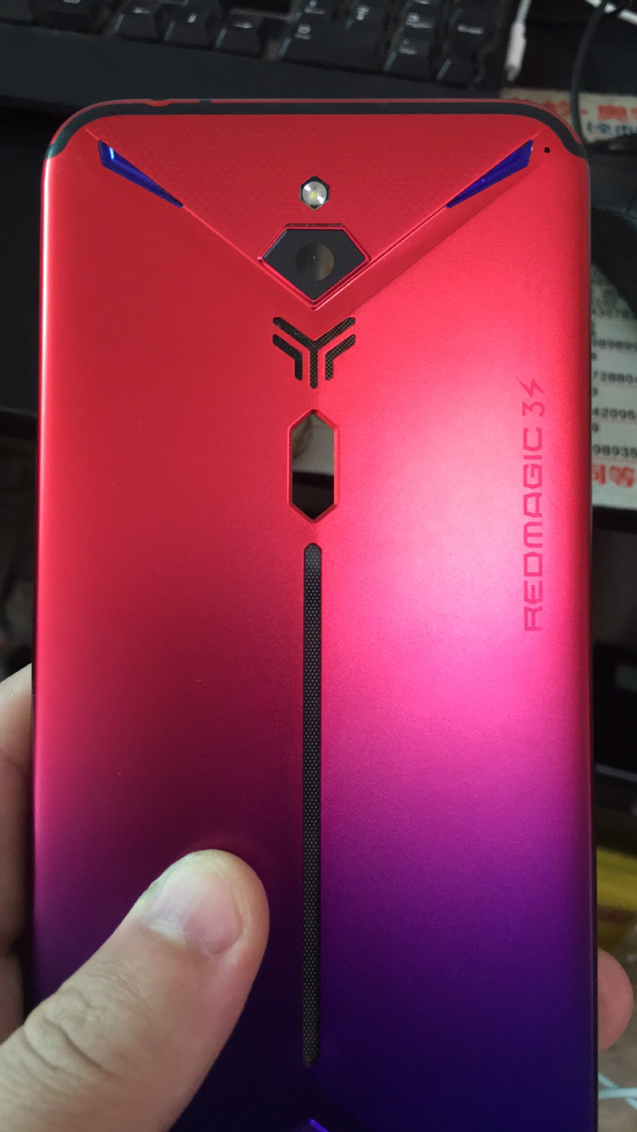 努比亚红魔nx629j原装后盖手机电池3s摄像头镜面镜框手机零部件