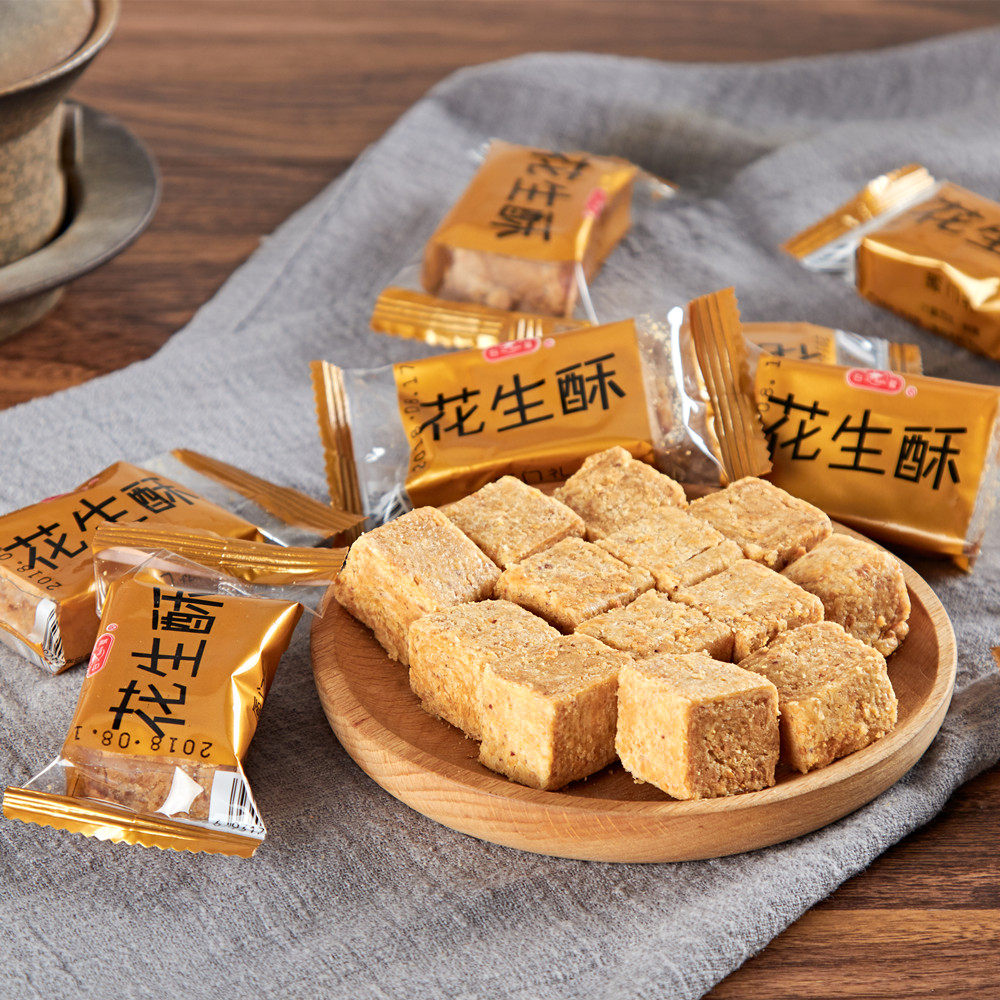 厦门特产中华老字号白鹭花生908g婚庆礼糖闽南花生