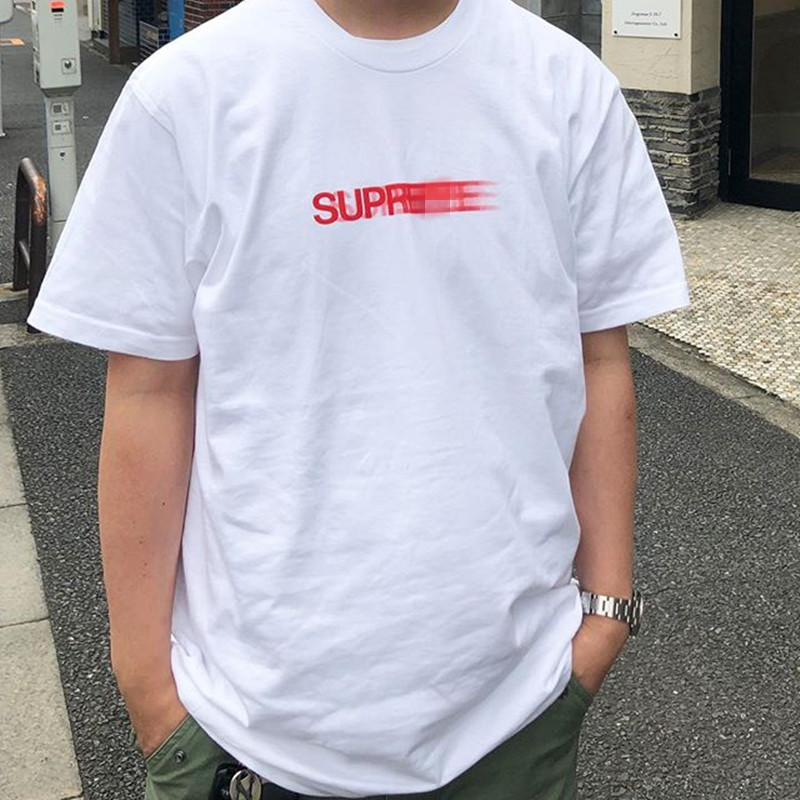 20SS Week18 Motion Logo Tee 幻影LOGO字母男女款短袖T恤