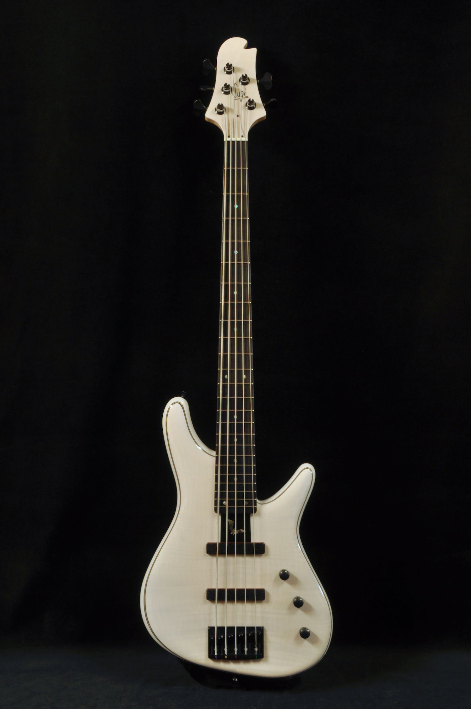 现货suginb5ebass五弦贝斯标准半透半透明明白贝司-电贝司