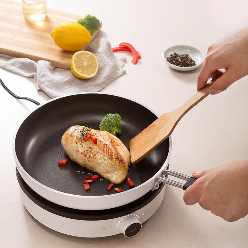 小米知吾煎锅牛排锅不涂层平底锅炒锅米家电磁煎锅