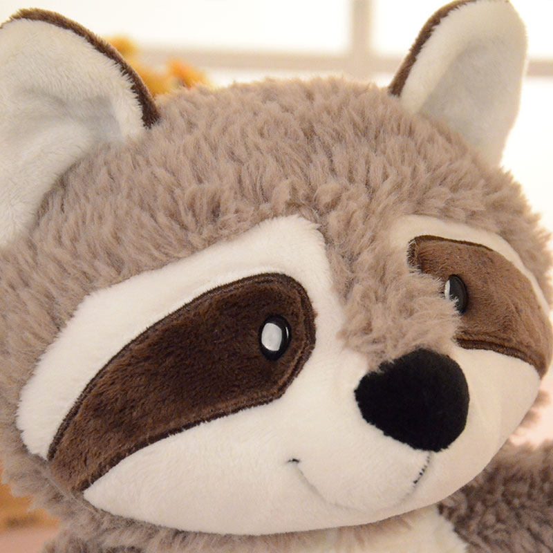 nici可爱长尾浣熊毛绒玩具公仔玩偶抱枕娃娃送儿毛绒布艺类玩具