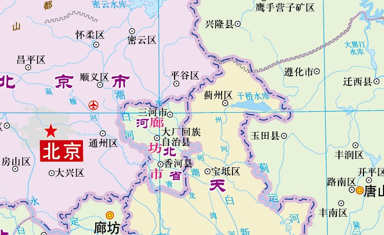 河北省京津冀地图区域图设计素材源文件地级矢量图清晰度ai商务服务
