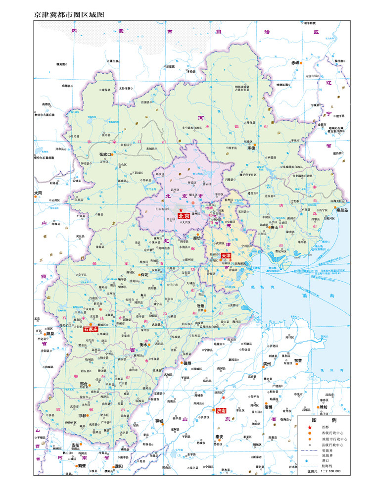 河北省京津冀地图区域图设计素材源文件地级矢量图清晰度ai商务服务