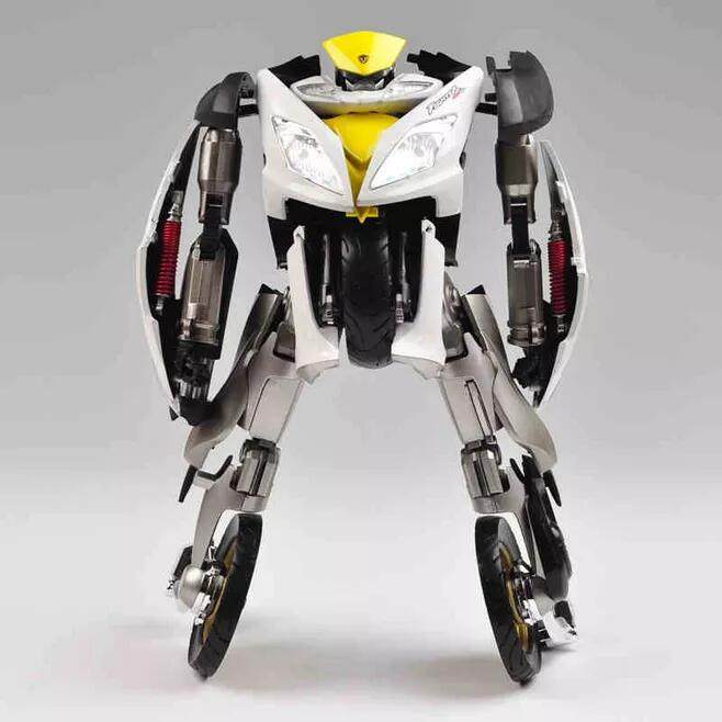 威利仿真电摩托1:6变形金刚摩托 合金机器人玩具儿童礼物悍将金刚