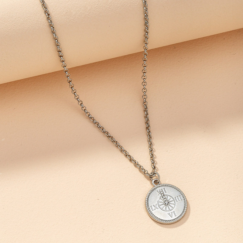 2020流行饰品1条钟表时钟项链欧美跨境热卖项链