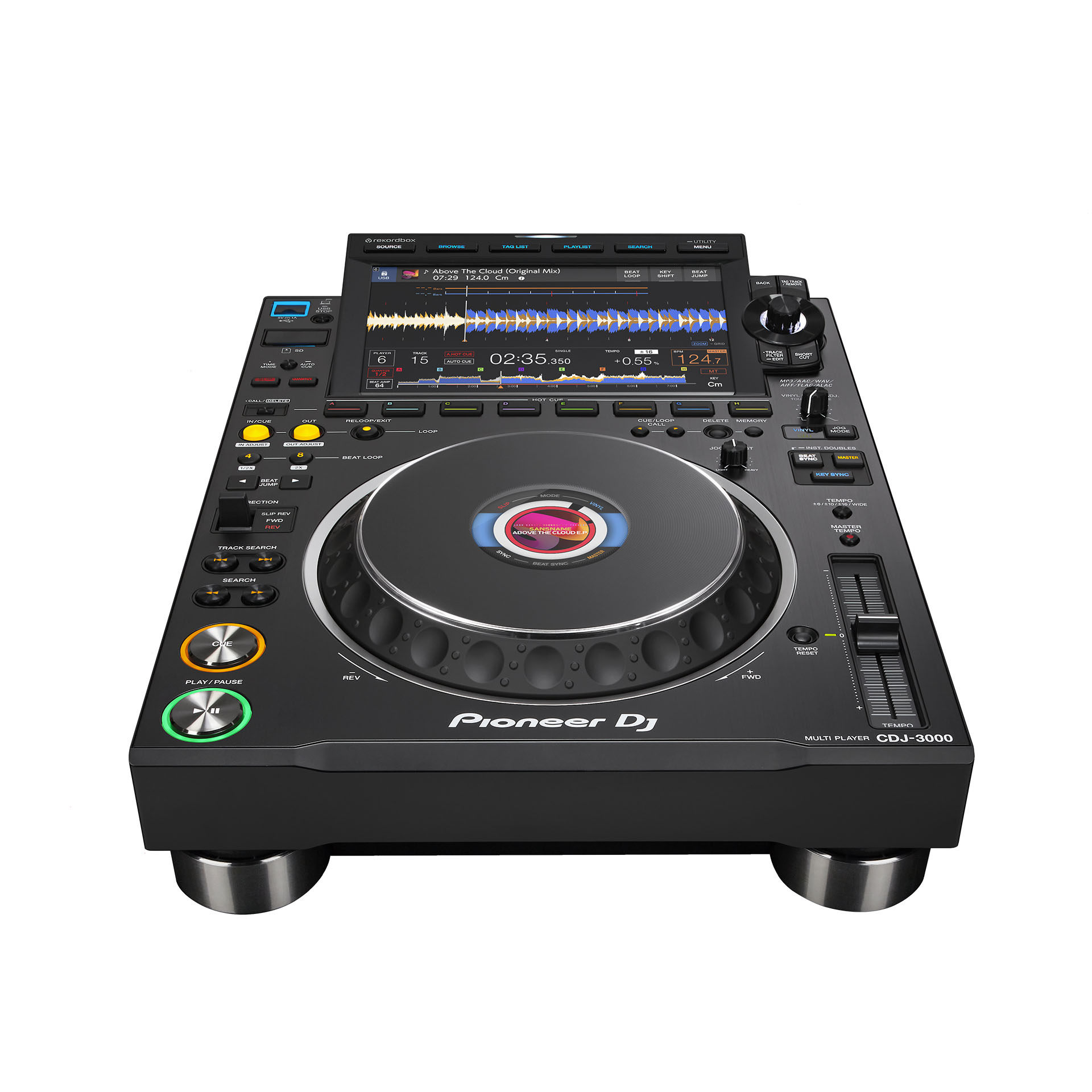 pioneer先锋cdj3000数码碟机sd新旗舰旗舰打碟机