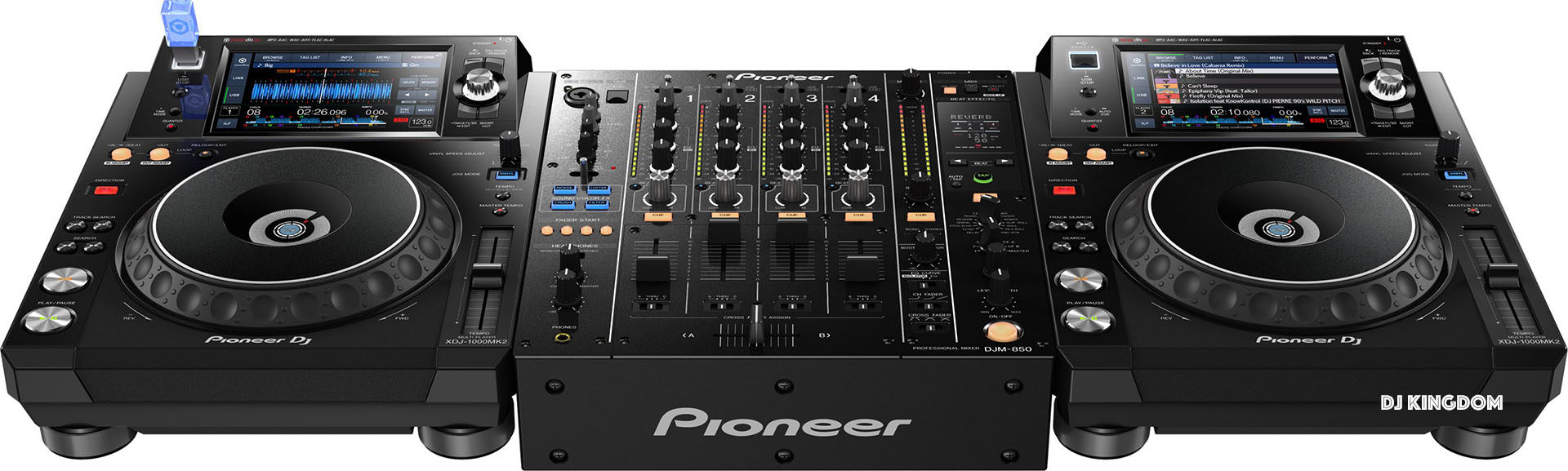 pioneer先锋xdj1000mk2x2djm750mk2套装set组合碟机打碟机