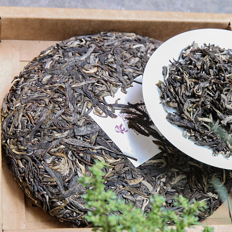 南腊河边观自在2016年那卡云南普洱茶生茶生饼古树普洱