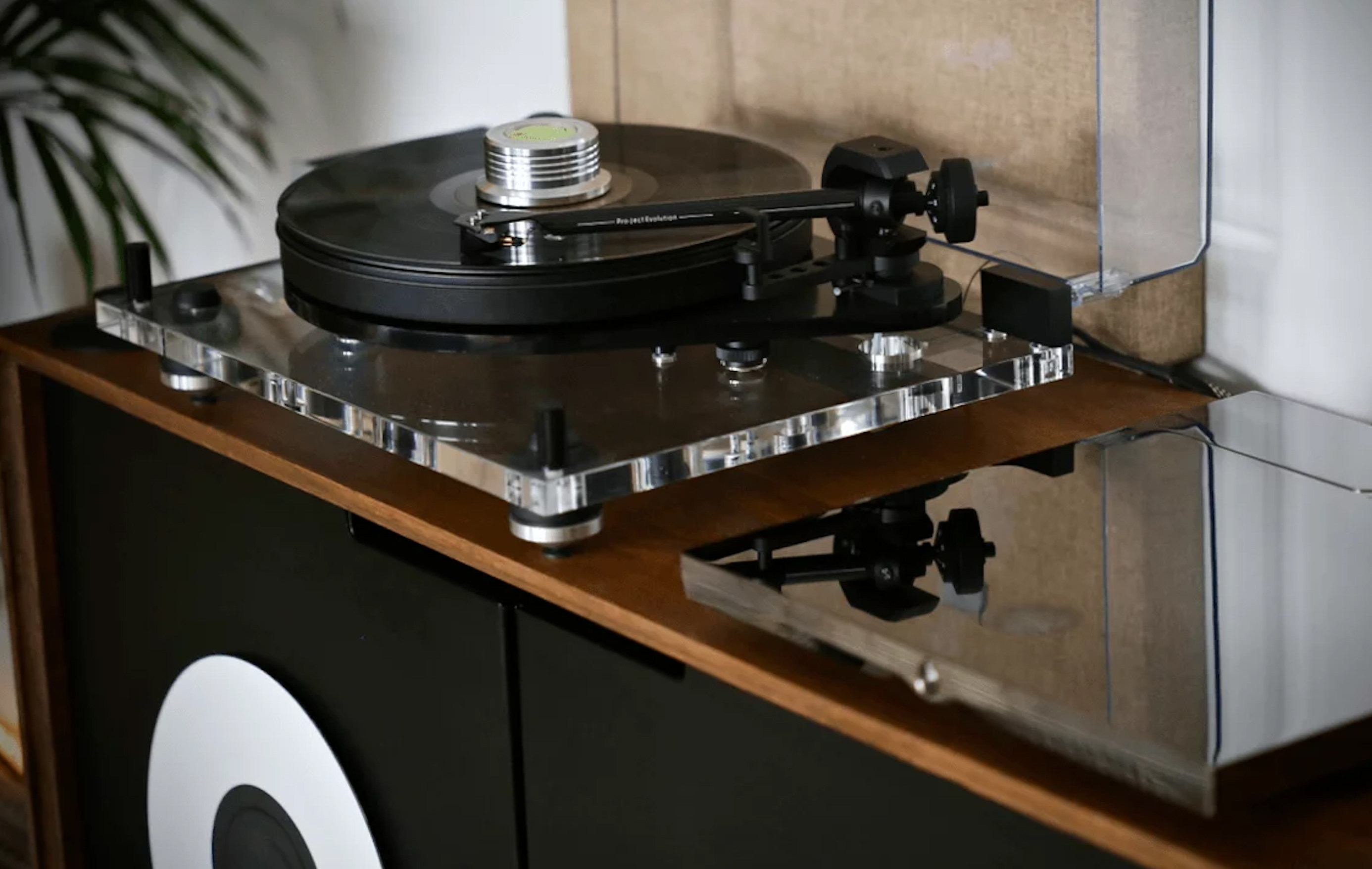 perspex宝碟黑胶唱机带电子调速ject奥地利pro