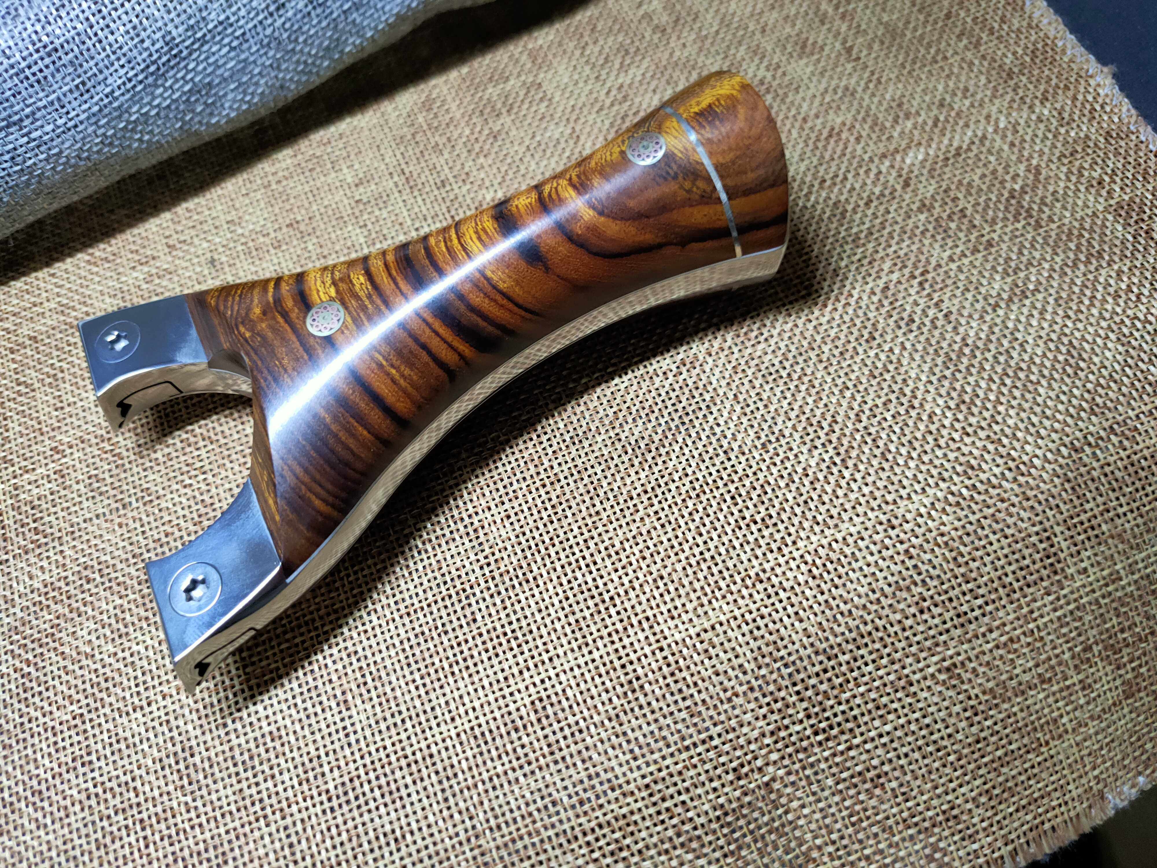 高花瘤美国沙漠铁木钛合金快压快夹夹片压片免绑飞镖