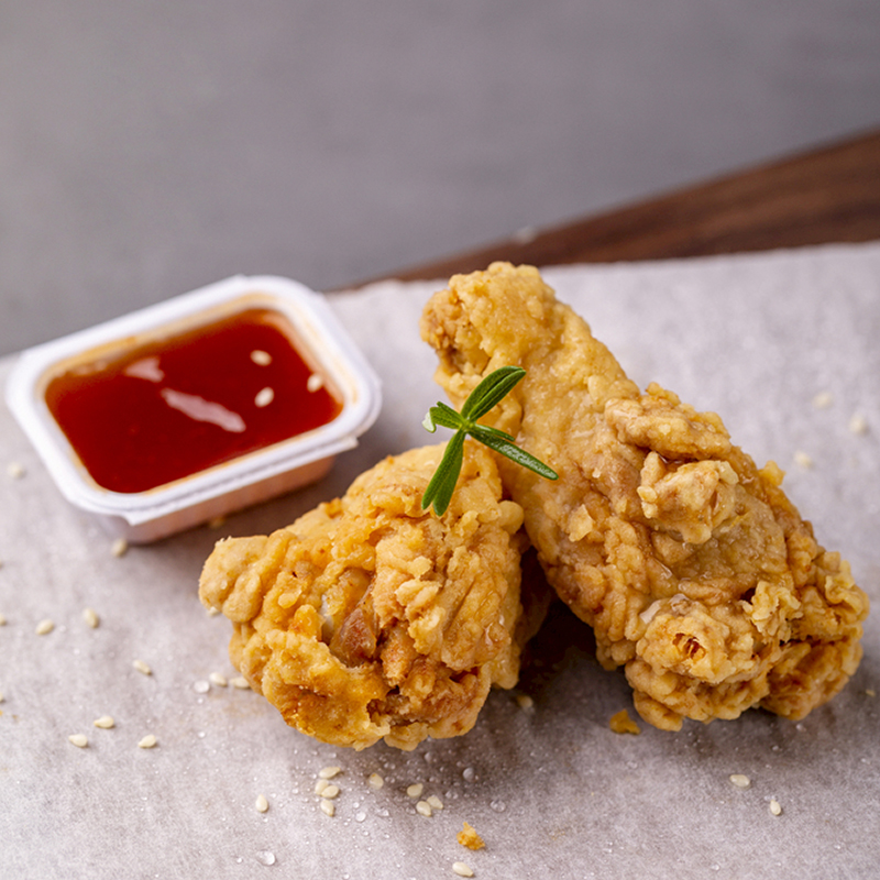 吮指整箱大成炸翅根裹粉鸡翅脆皮炸鸡商用油炸生鸡腿