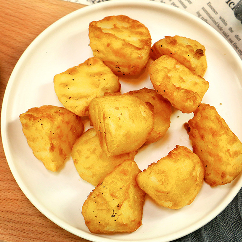 土豆整箱三统万福锅巴1kg油炸小吃块暑角西餐薯类制品