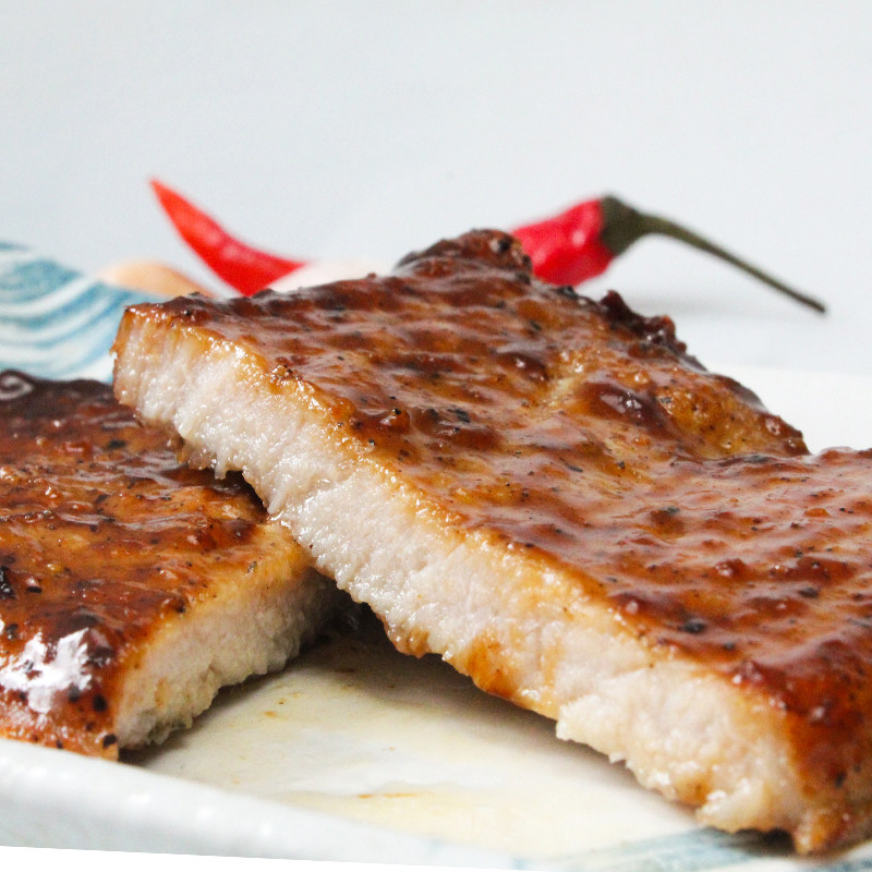 整箱千般脆皮猪扒1kg单冻猪排腌制煎炸西餐猪排