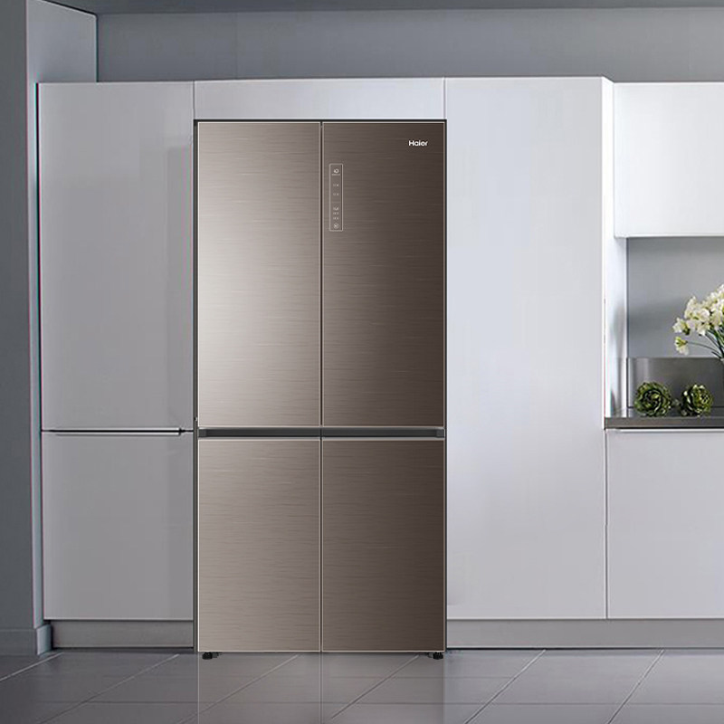 haier海尔bcd-498wfgru1十字开门变频一级节能电冰箱厨房冰箱