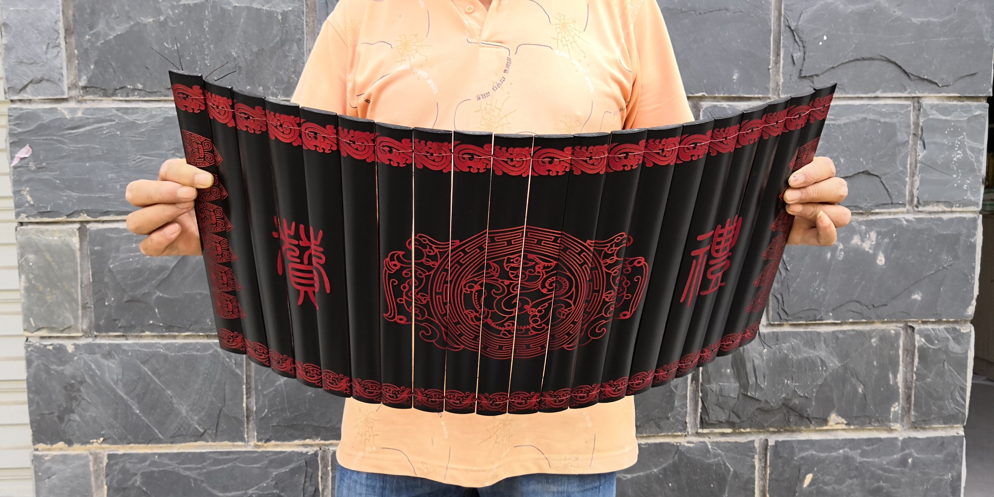 雕刻空白定做竹简定制结婚典礼朗诵婚书喜庆竹简定制