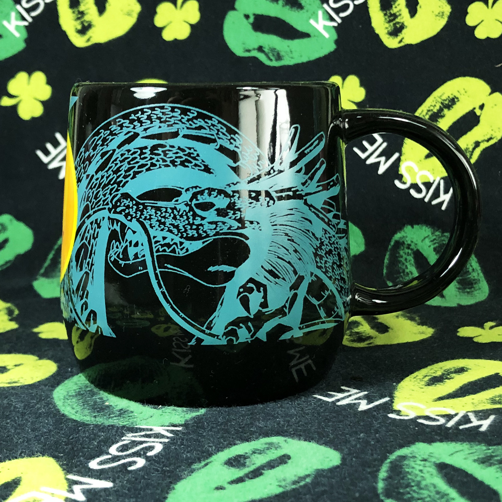 动漫周边七龙珠孙悟空超黑超级赛亚人陶瓷杯马克杯水动漫水杯