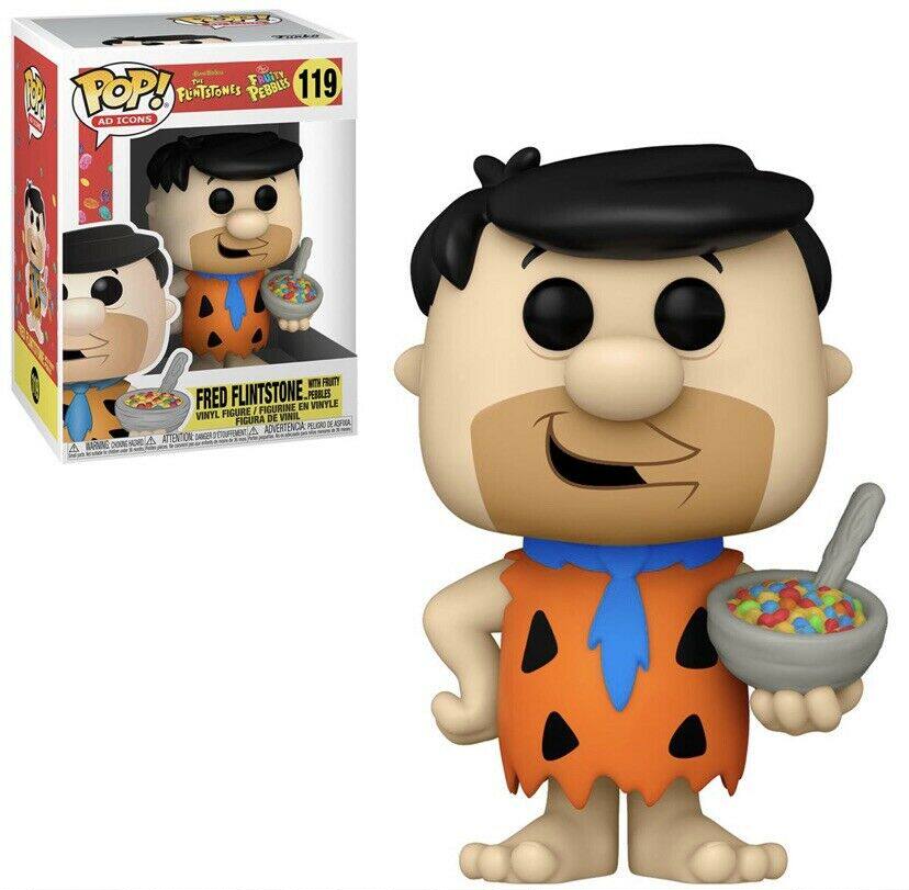 现货funkopop摩登原始人fredflintstones弗雷德fruity手办潮玩盲盒