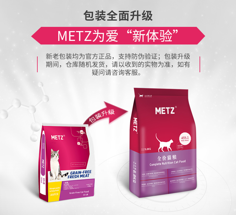 玫斯枚斯天然鲜肉猫粮全阶段成幼猫通用3磅1.36kg包邮天然猫粮 - 图2