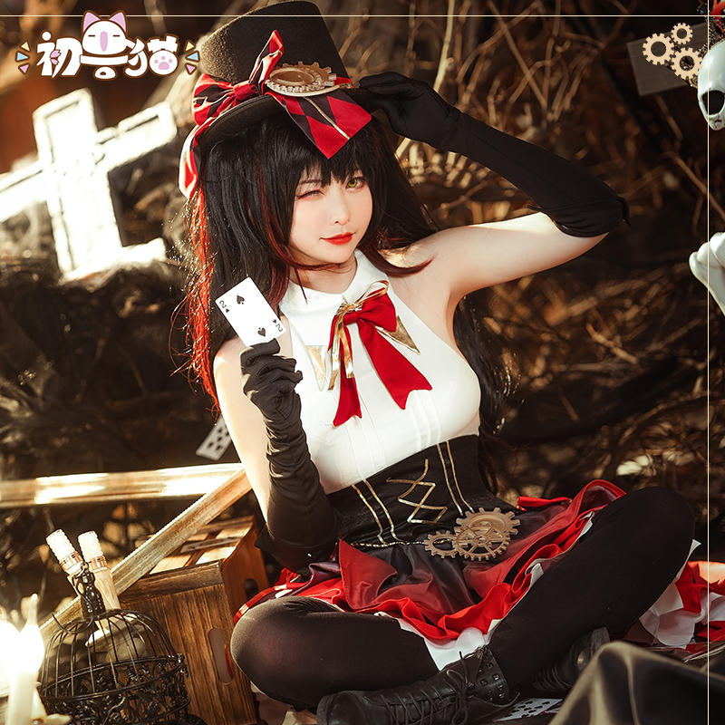 初兽猫现货约会大作战时崎 狂三cosplay服装女cosply