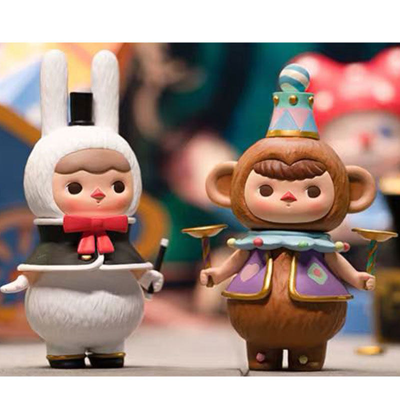 popmart泡泡玛特pucky精灵系列毕奇马戏团盲盒潮玩手办手办