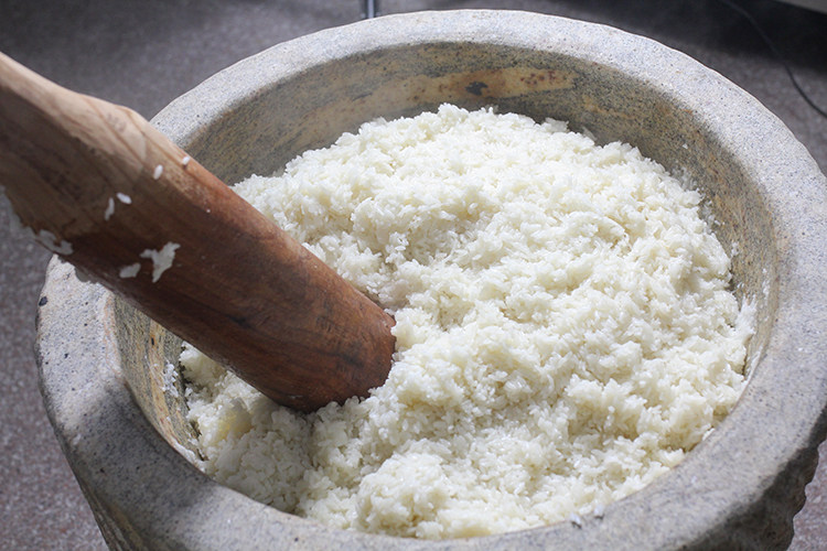 台州白麻糍酒店红糖麻糍美食特产手工糯米糍粑农家风味