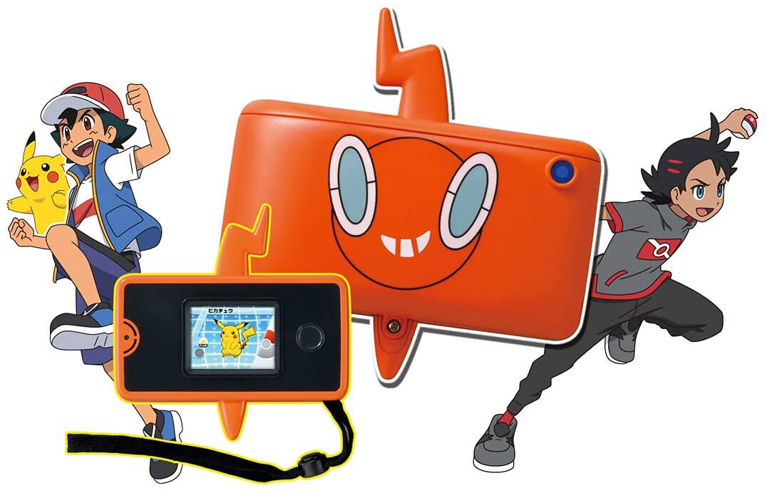 新款口袋妖怪宝可梦图鉴剑盾洛托儿童手机彩屏掌上电子玩具