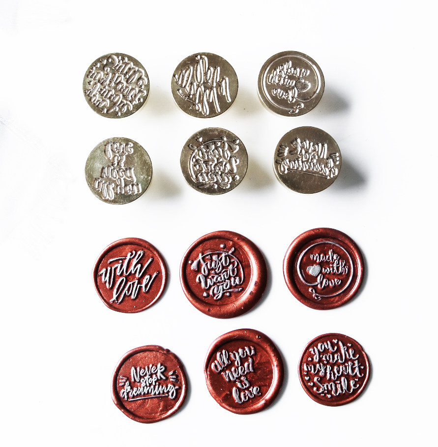 火漆印章ins欧美婚礼烤漆抖音爱情励志蜡封婚庆印章