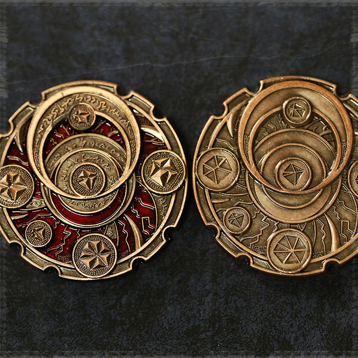 墨鱼游戏moyogames熔钥秘境keyforge钥匙金属桌游配件桌游配件