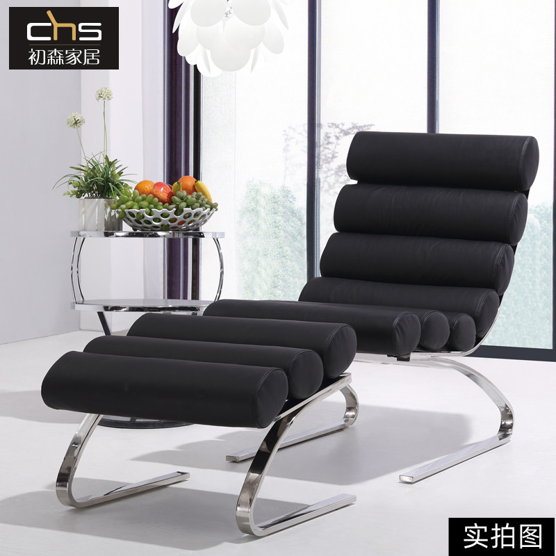 sinusloungechair鼻窦躺椅排骨鱼骨简约现代不锈钢折叠椅