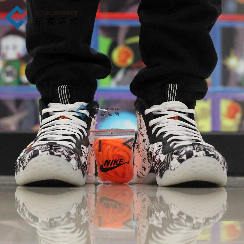 库客nike air foamposite one喷泡万圣节喷篮球鞋男鞋314996-013