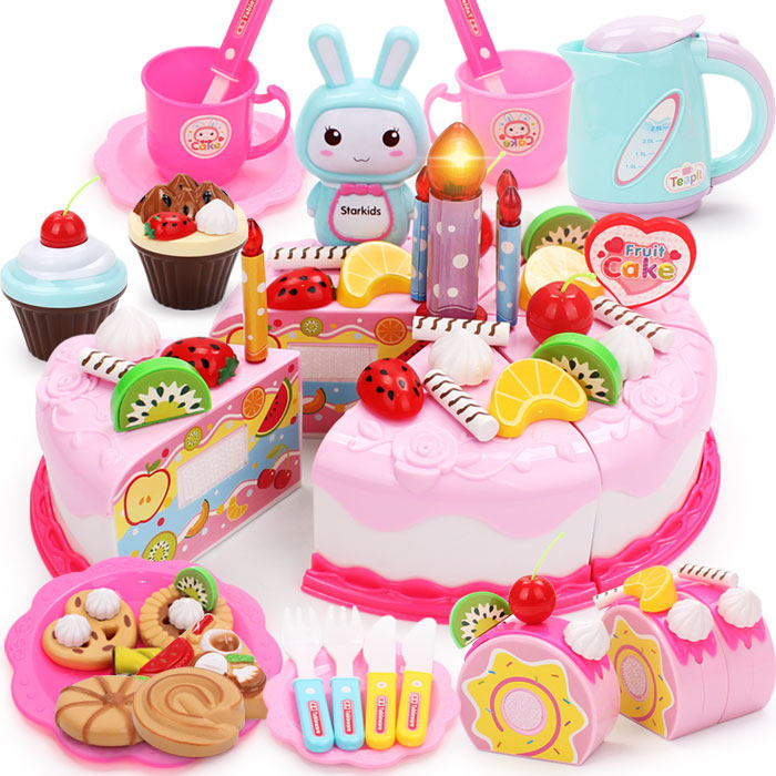 玩具切切过家家生日蛋糕儿童仿真蛋糕水果小女孩礼物过家家玩具