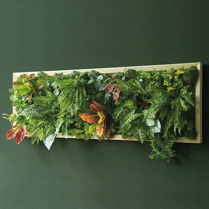仿真多肉植物壁挂 墙壁绿植装饰墙面挂件 店铺墙体装饰创意植物墙