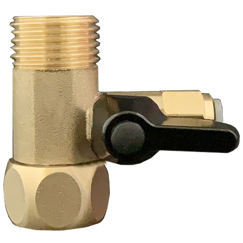 净水器进水三通球阀2分快接连体三通自来水4分转2分pe管接头配件