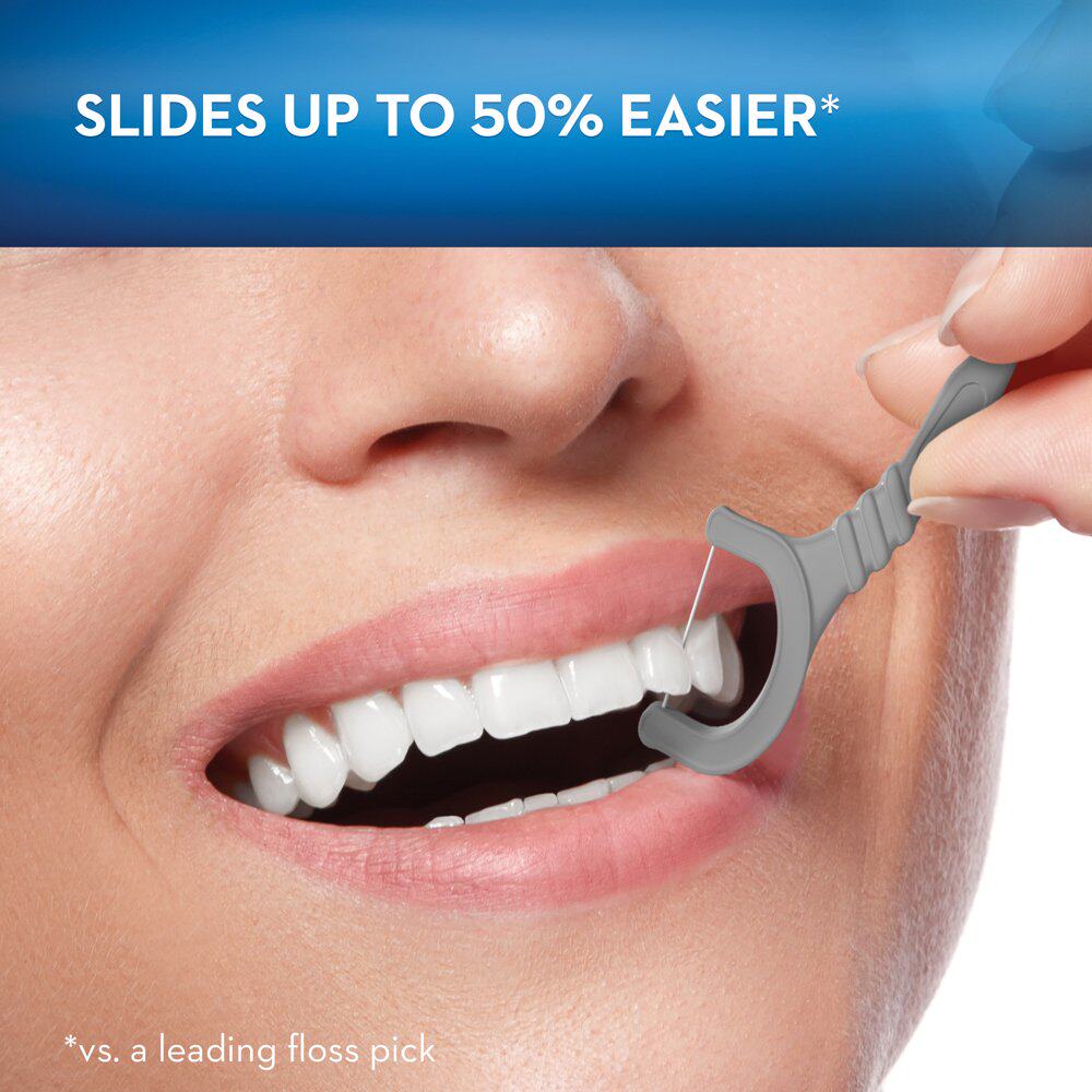 欧乐oralb乐比超细牙线棒扁家庭150支蜂蜡涂层牙线