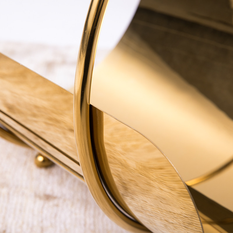 奇居良品现代古铜色金属报纸杂志家居家居装饰装饰品摆件摆件