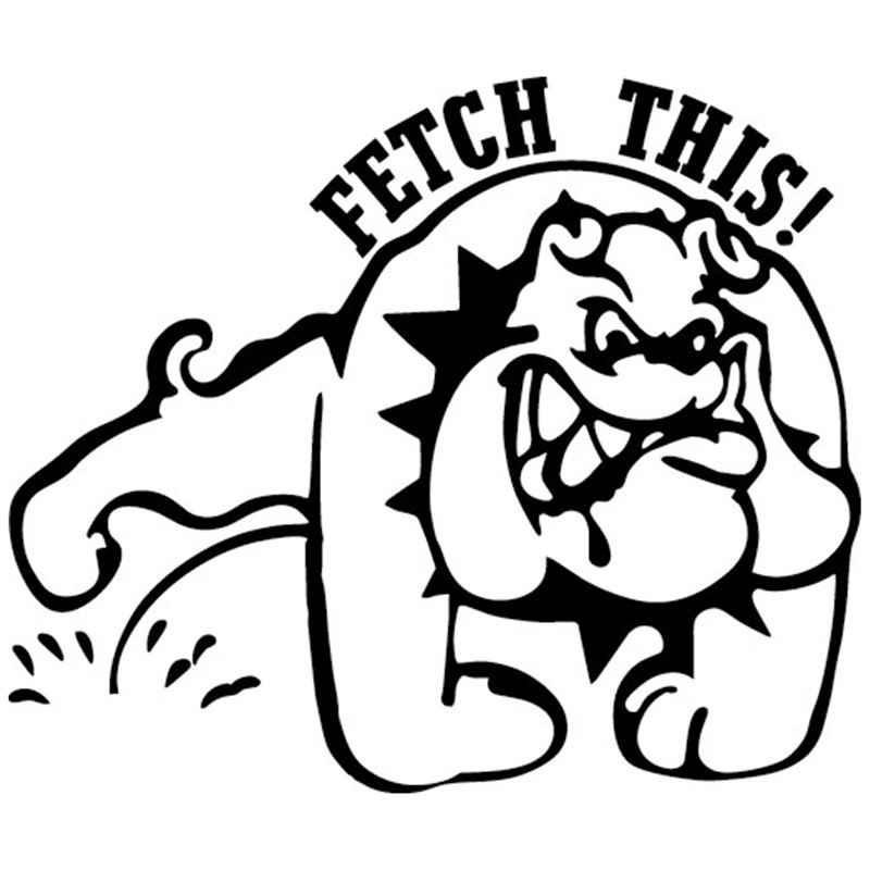 fetchthisfunny有趣汽车造型装饰狗车贴纸贴花汽车装饰贴