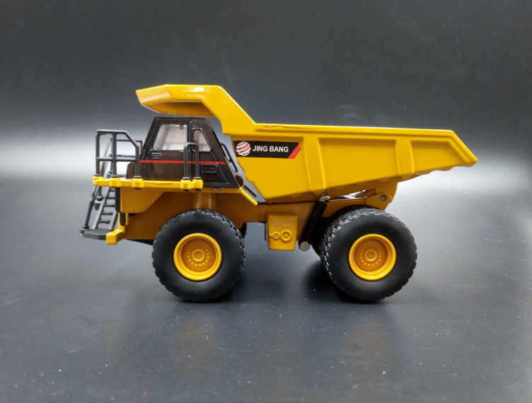 合金工程车模型玩具车精邦仿真矿山翻斗车重型运输车模