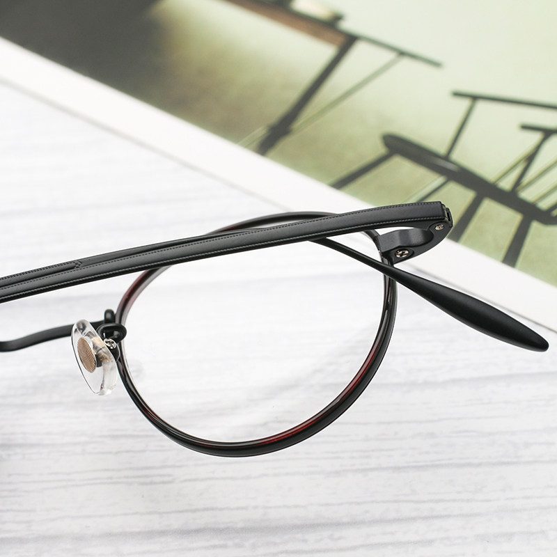 nova度数眼镜架男士文艺男文艺复古商务日本高度数眼镜架