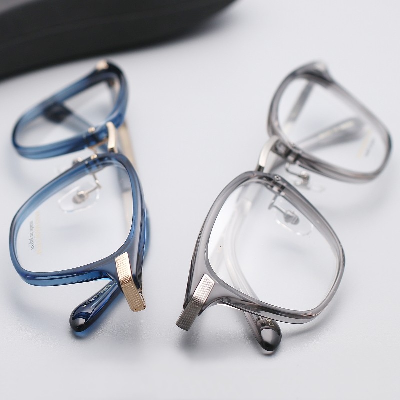 nova日本手工眼镜镜框近视可配小脸纯钛超轻眼镜架