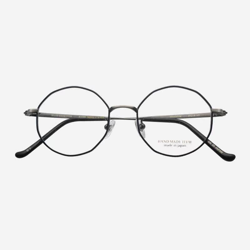 nova日本手工眼镜镜框近视可配超轻小脸纯钛眼镜架