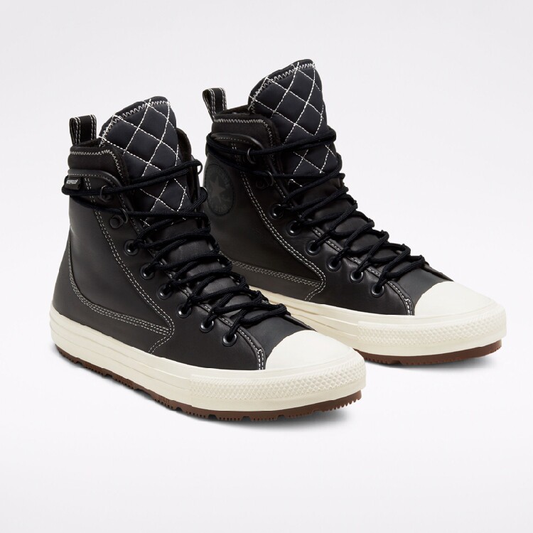converseutilityall黑武士羊毛内衬防水皮革高帮板168863c运动休闲鞋